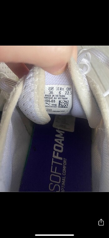 36 Beden beyaz Renk Puma ayakkabı