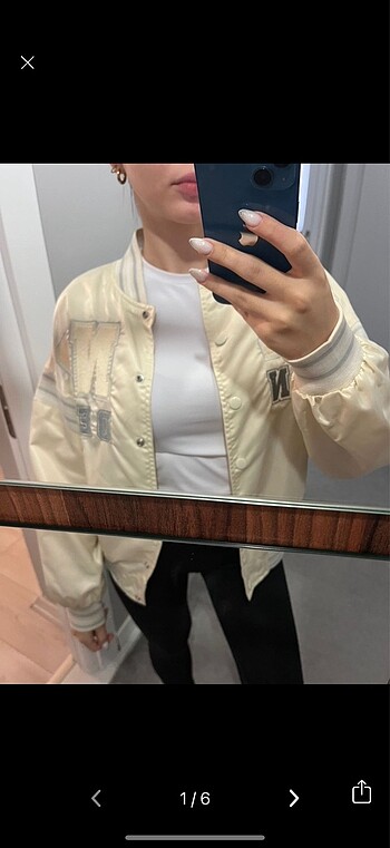 Saten ceket bershka
