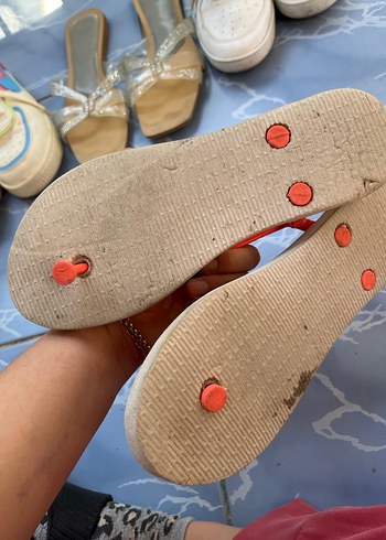 Renkli Dantel Detaylı Bohem Kadın Terlik - Görsel 2