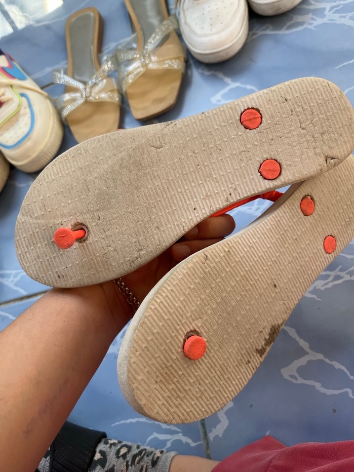 Renkli Dantel Detaylı Bohem Kadın Terlik - Görsel 2