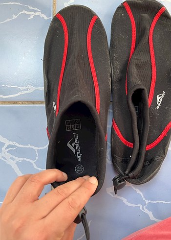 Erkek Kırmızı Lastik Plaj Ayakkabısı - Görsel 2