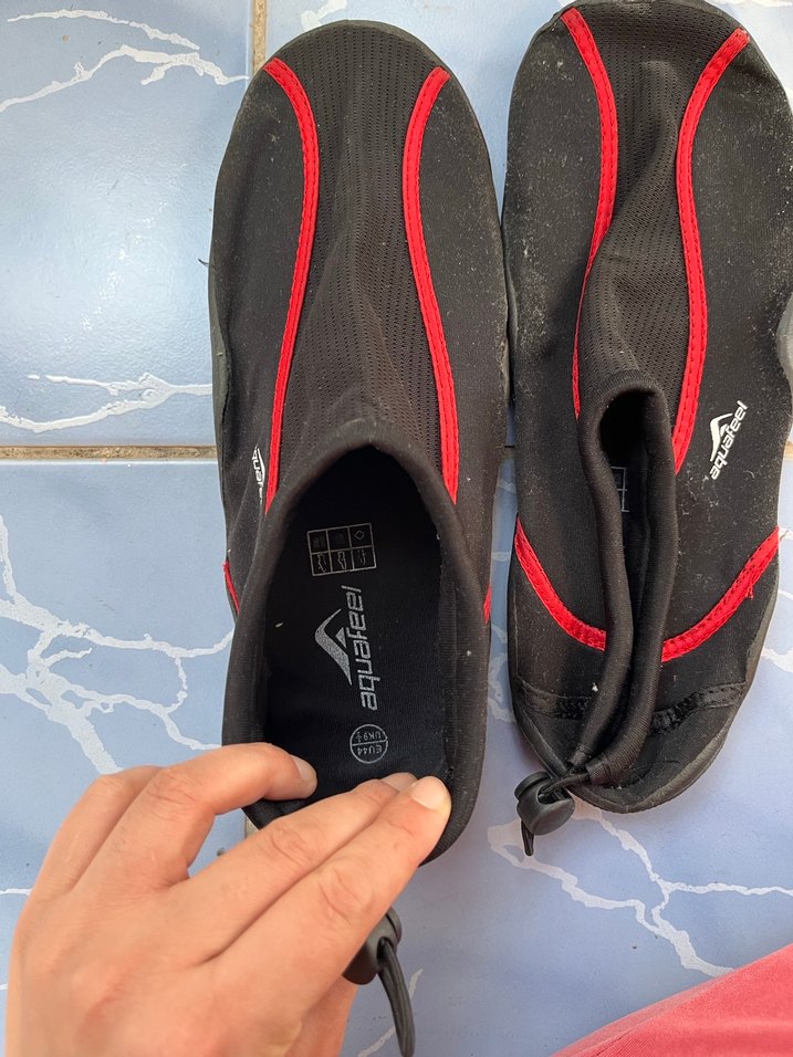 Erkek Kırmızı Lastik Plaj Ayakkabısı - Görsel 2