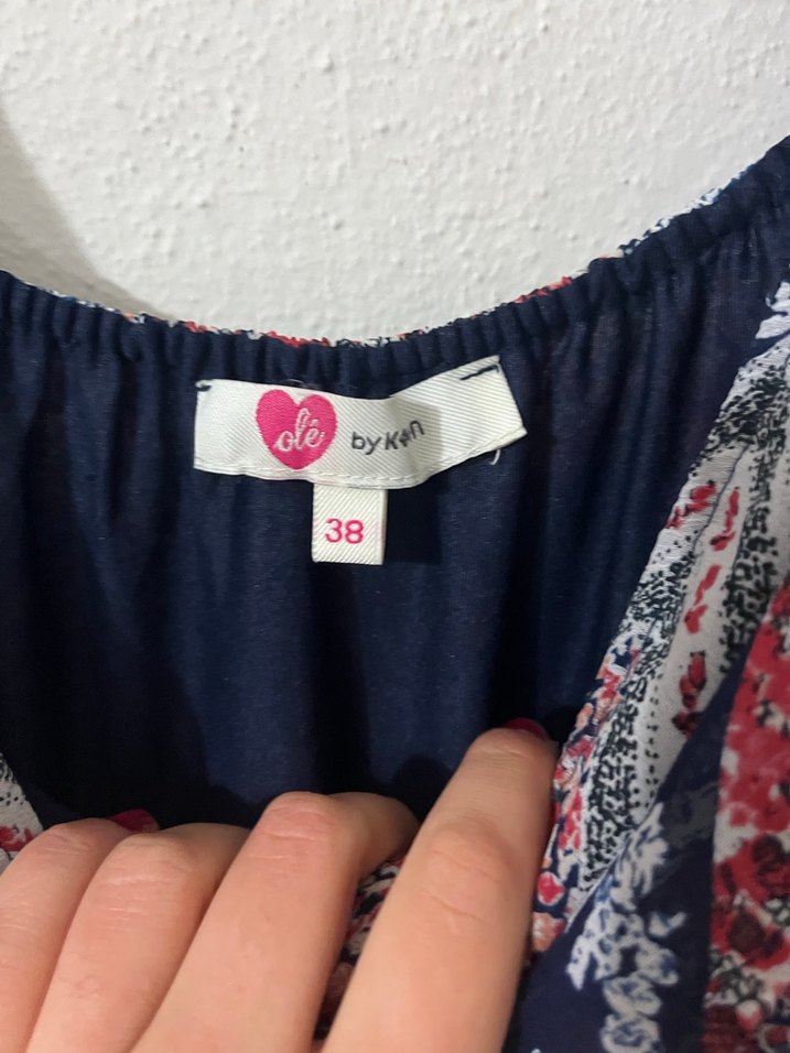 Uzun Bağlama Desenli Bohem Elbise - Görsel 4