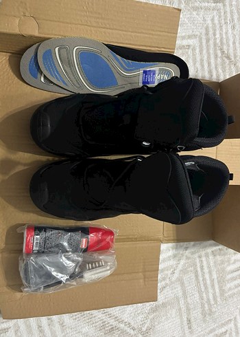 Siyah Erkek Biker Botları Velcro Kapamalı - Görsel 4