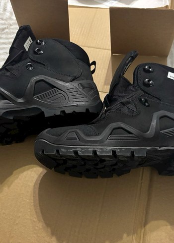 Siyah Erkek Biker Botları Velcro Kapamalı - Görsel 2