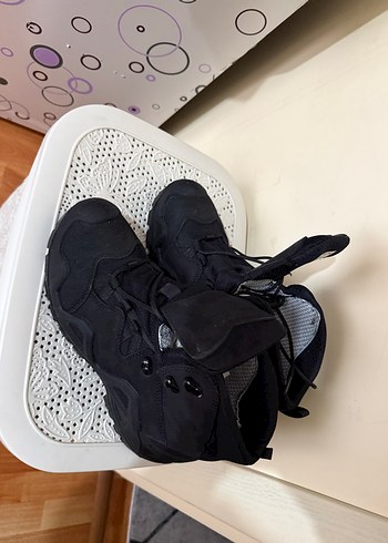 Siyah  Bağcıklı Erkek Spor Bot - Görsel 2