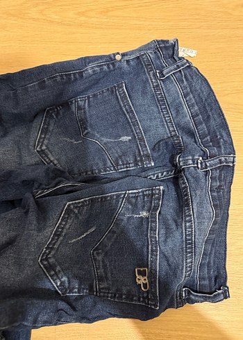Erkek Lacivert Denim Kot Pantolon - Görsel 3