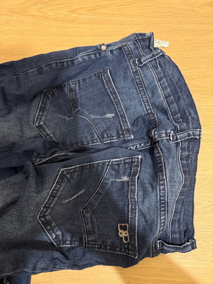 Erkek Lacivert Denim Kot Pantolon - Görsel 3