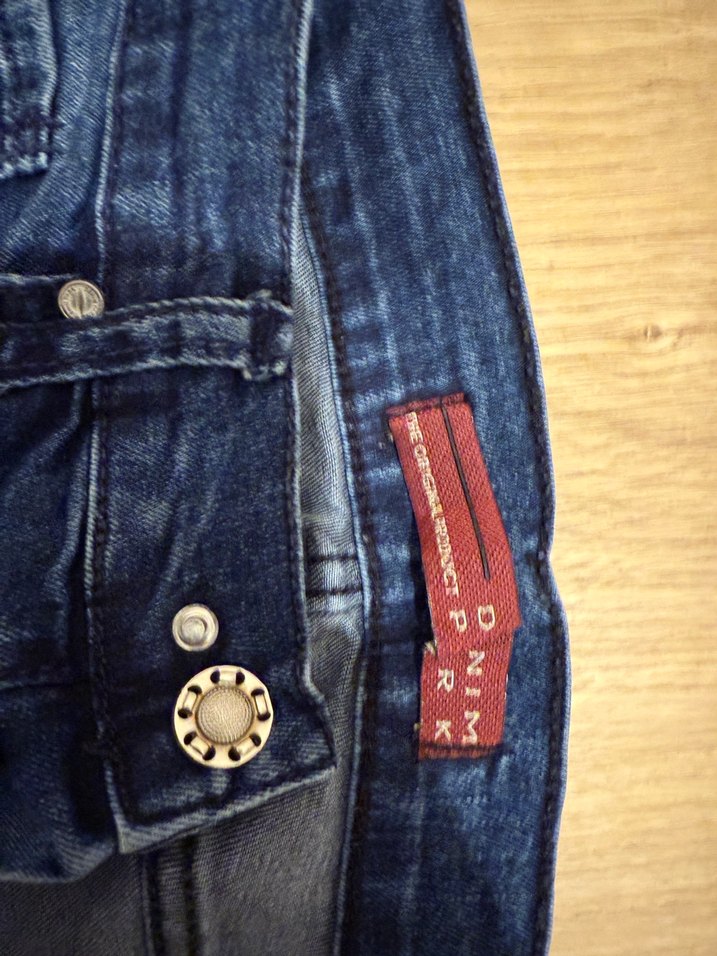 Erkek Lacivert Denim Kot Pantolon - Görsel 2