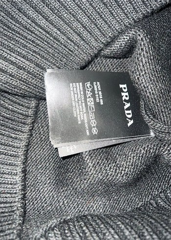 Prada Siyah Erkek Örme Sweatshirt - Görsel 3