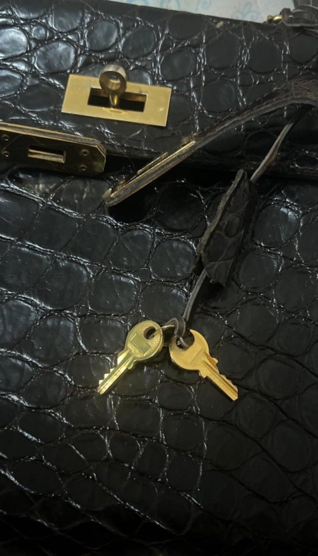 Kahverengi Yılan Derisi Desenli Deri Kadın Çanta - Görsel 3