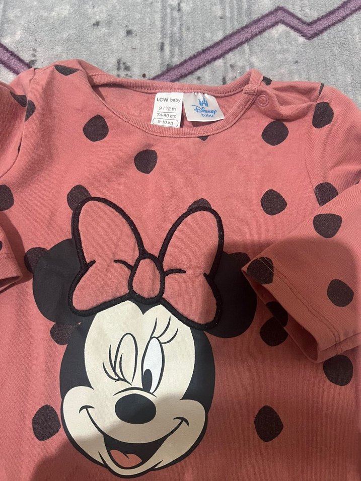 Puantiyeli Pembe Bebek Tulum - Görsel 2