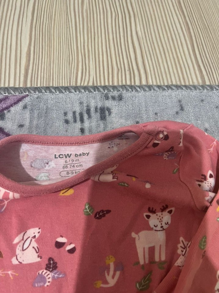 Sarı Triko Uzun Kollu Bebek Zıbını - Görsel 2