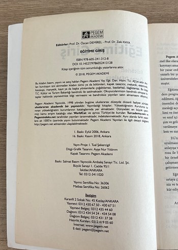 Eğitime Giriş - Özcan Demirel, Zeki Kaya - Görsel 3