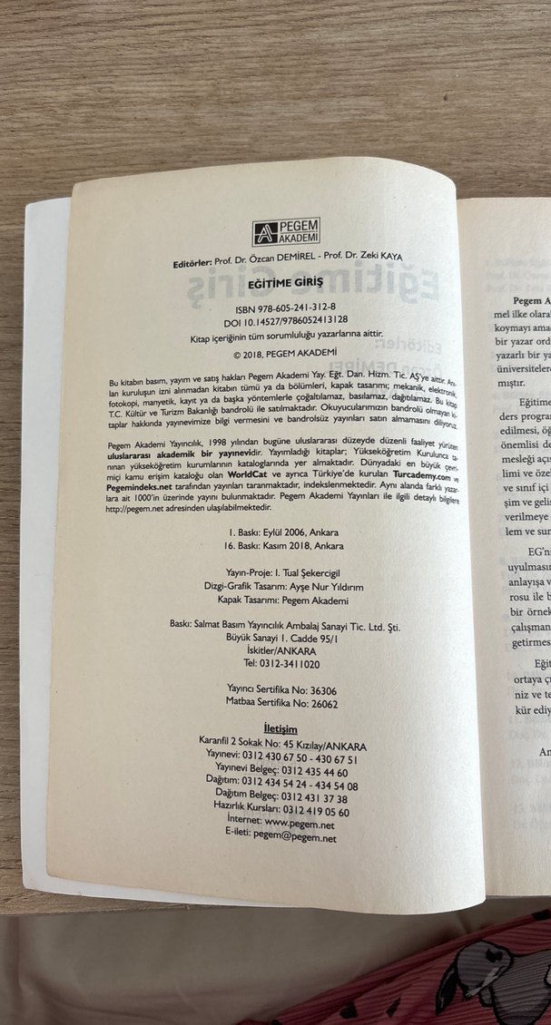 Eğitime Giriş - Özcan Demirel, Zeki Kaya - Görsel 3