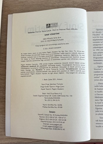 Sınıf Yönetimi Kitabı - Temel Çalık, Mehmet Metin Arslan - Görsel 3