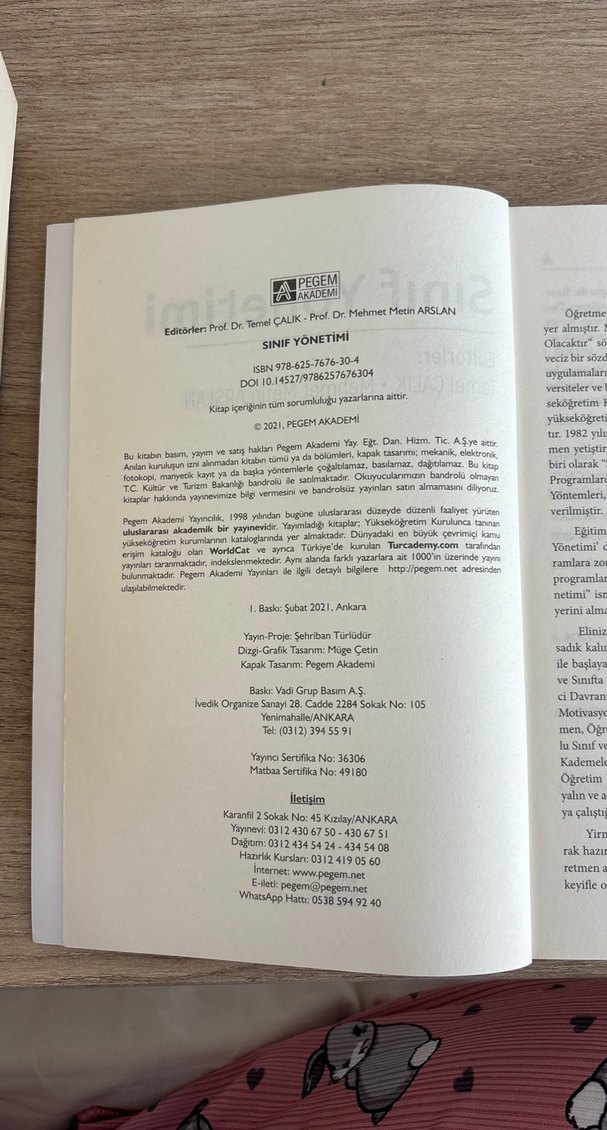 Sınıf Yönetimi Kitabı - Temel Çalık, Mehmet Metin Arslan - Görsel 3