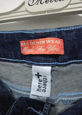 c&a Kemerli Mini Kot Şort - Görsel 2