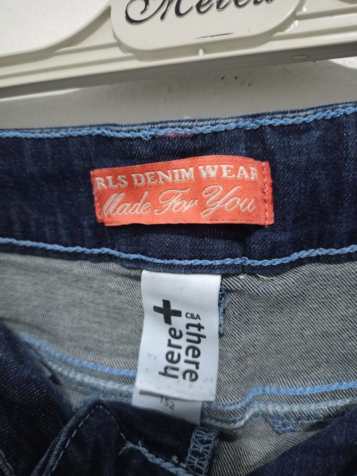 c&a Kemerli Mini Kot Şort - Görsel 2