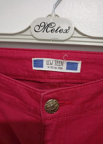 Düğmeli Kısa Pembe Mini Etek - Görsel 2