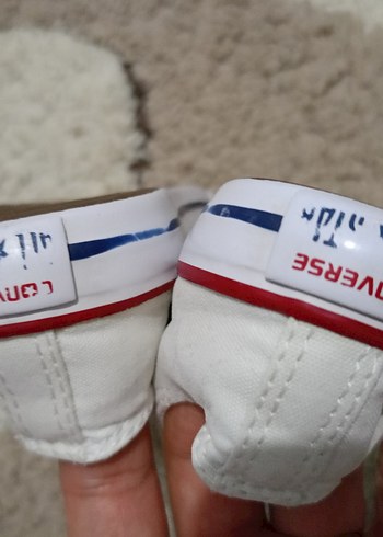 23 Beden beyaz Renk Orjinal Converse Spor Ayakkabı