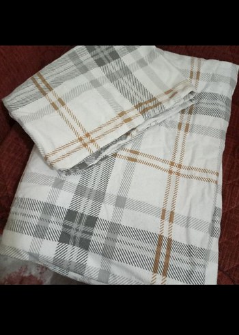 Gri Ekose Desenli Nevresim Takımı