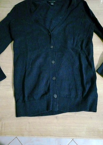 Tommy Hilfiger Sik Ve Rahat Siyah V Yaka Triko Hirka