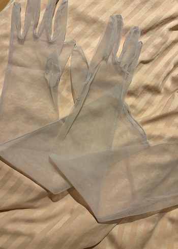 Kadın Tül Eldiven - Görsel 8