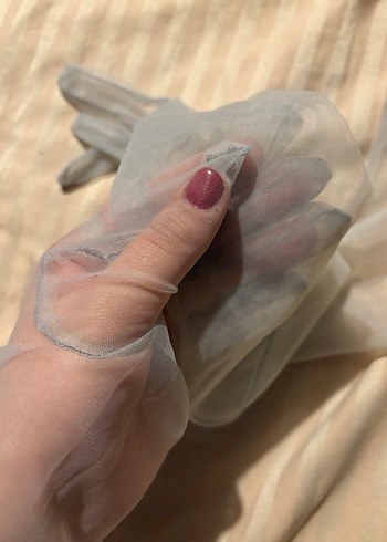 Kadın Tül Eldiven - Görsel 7