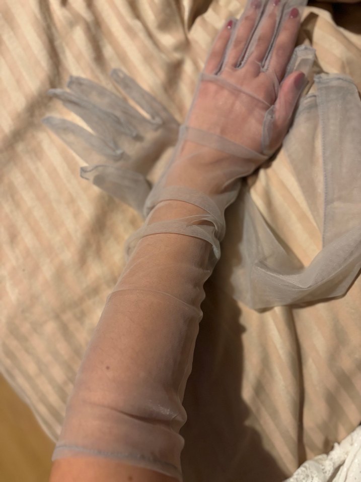 Kadın Tül Eldiven - Görsel 2