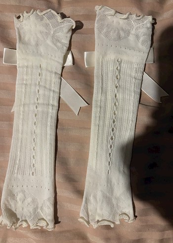 Beyaz Kolluk İnci Ve Kurdele Detaylı - Görsel 6