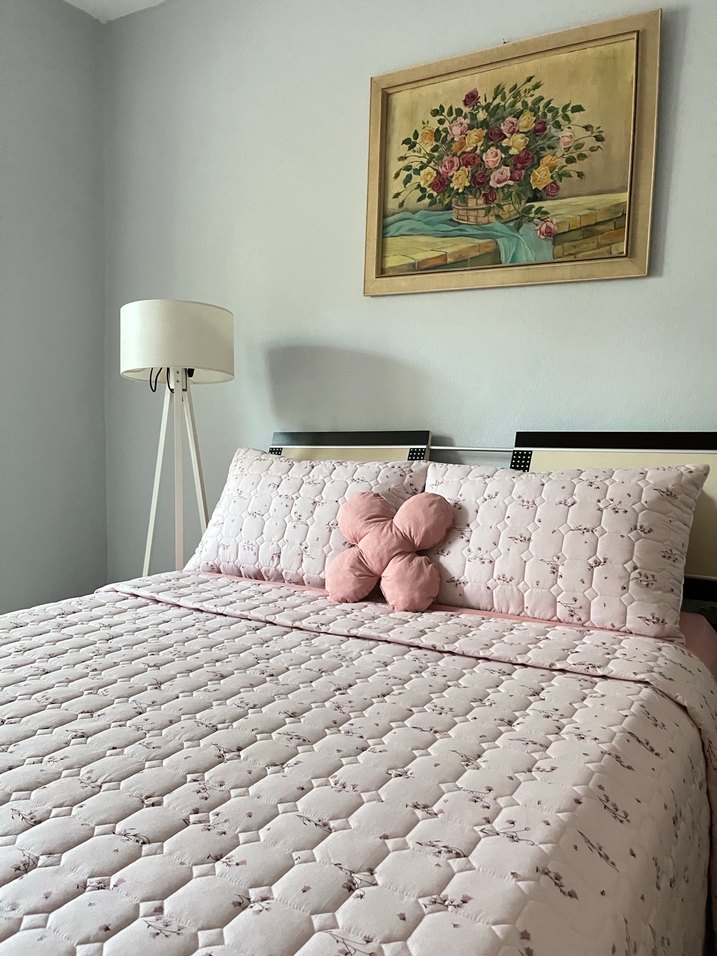 4yastık Battal boy çarşaf set halinde takım kapitone - Görsel 3