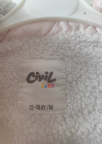 Kız Çocuk Pembe Kürklü Mont - Görsel 5