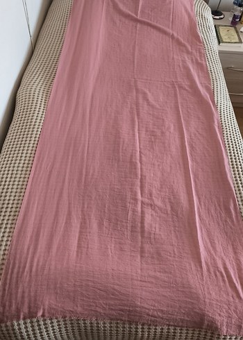 Modakaşmir pamuk şal pembe - Görsel 4