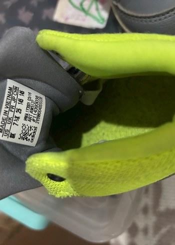 Gri Adidas Erkek Çocuk Spor Ayakkabı Velcro - Görsel 3