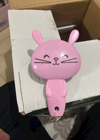 Pembe Kulaklı Saç Fırçası - Görsel 2