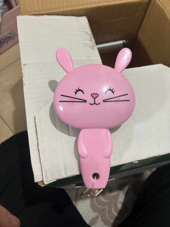 Pembe Kulaklı Saç Fırçası - Görsel 2