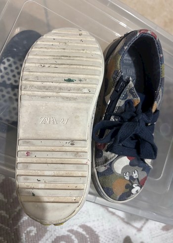 Çocuk Mickey Mouse Baskılı Spor Ayakkabı - Görsel 4