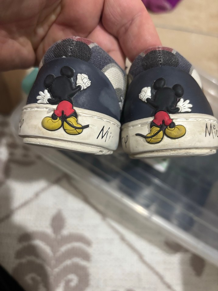 Çocuk Mickey Mouse Baskılı Spor Ayakkabı - Görsel 3