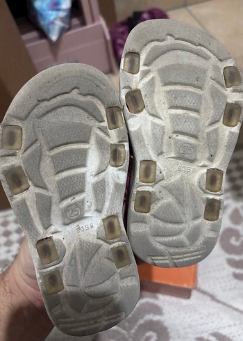 Çok Renkli Kız Çocuk Cırt Cırtlı Sandalet - Görsel 2