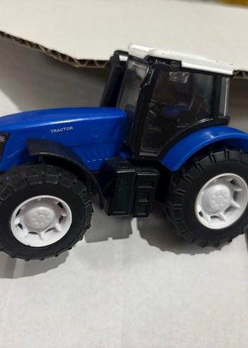 Mavi Oyuncak Traktör Araba - Görsel 2