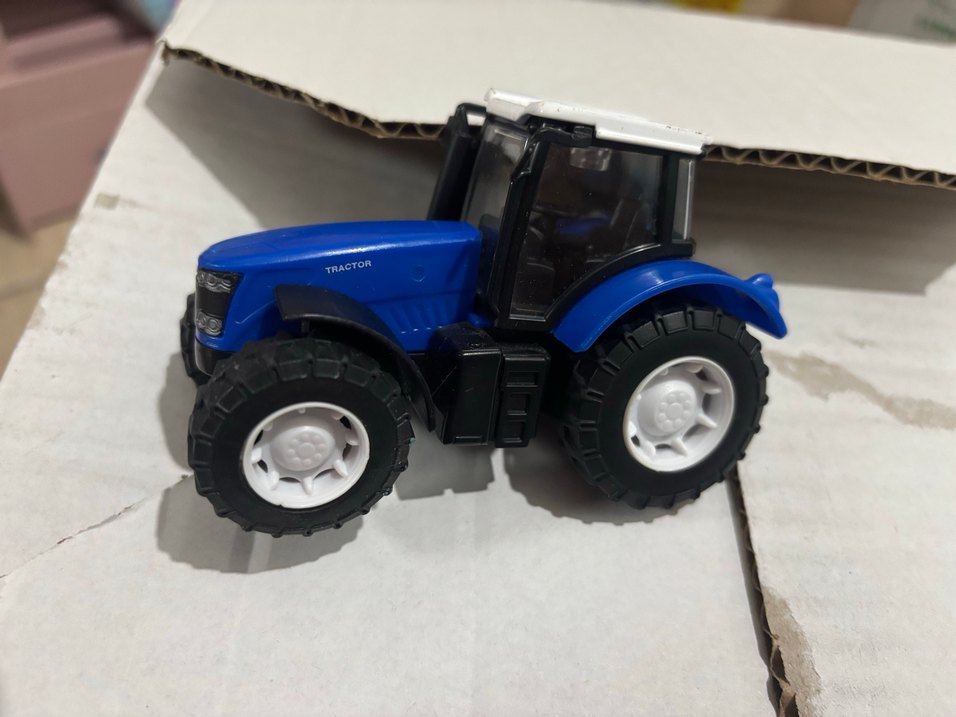 Mavi Oyuncak Traktör Araba - Görsel 2