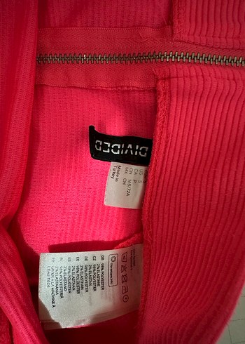 Parlak pembe Pilili Midi Mini Etek - Görsel 2