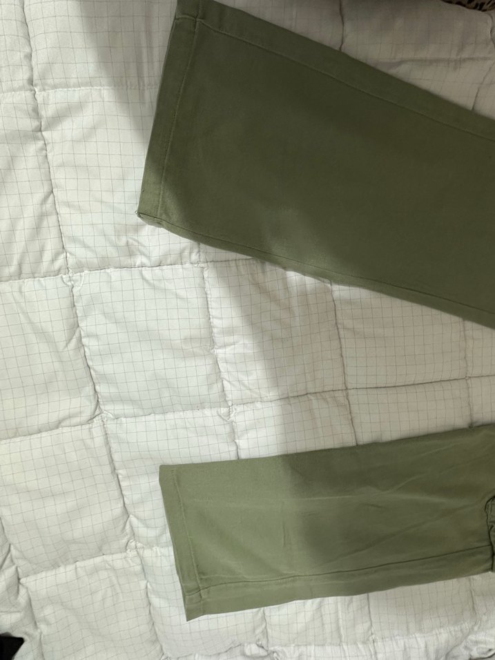 Düğmeli Rahat Kesim kadın kargo Pantolon - Görsel 4