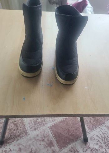 Siyah Kız çocukları için Kayak Botu Velcro Kapatmalı 35 numara - Görsel 3