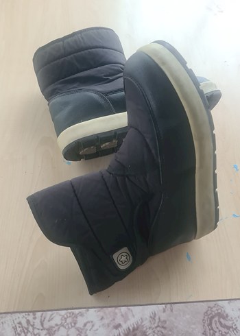 Siyah Kız çocukları için Kayak Botu Velcro Kapatmalı 35 numara - Görsel 4