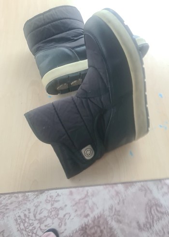 Siyah Kız çocukları için Kayak Botu Velcro Kapatmalı 35 numara - Görsel 5