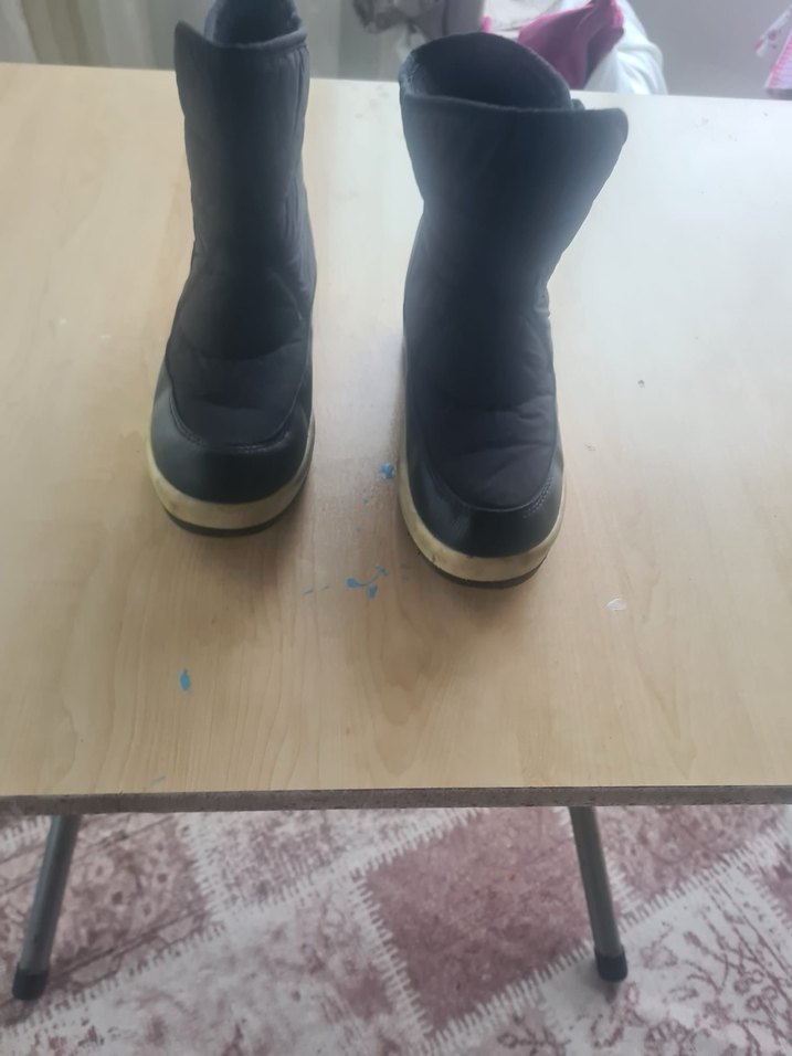 Siyah Kız çocukları için Kayak Botu Velcro Kapatmalı 35 numara - Görsel 3