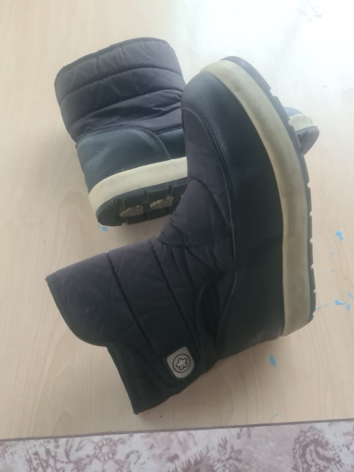 Siyah Kız çocukları için Kayak Botu Velcro Kapatmalı 35 numara - Görsel 4