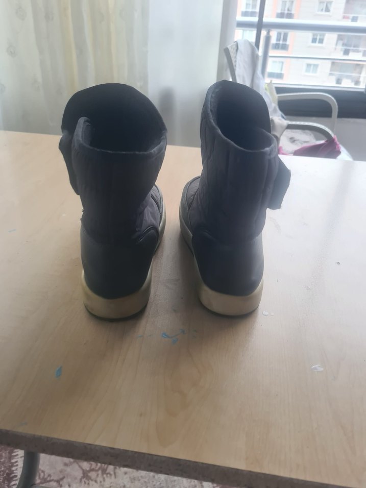 Siyah Kız çocukları için Kayak Botu Velcro Kapatmalı 35 numara - Görsel 2